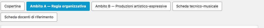 La barra delle cinque pagine