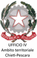 Logo dell'Ufficio IV, Ambito territoriale di Chieti e Pescara, dell'Ufficio Scolastico Regionale per l'Abruzzo
